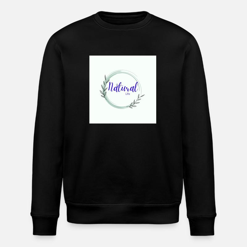 Natural Life rainbow butterfly créa - Sweat bio ROLLER Stanley/Stella Unisexe - noir