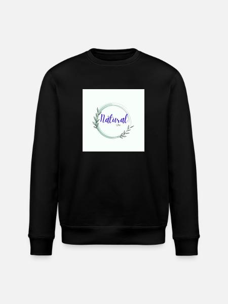 Natural Life rainbow butterfly created - Stanley/Stella ROLLER Unisex Organic Sweatshirt - black