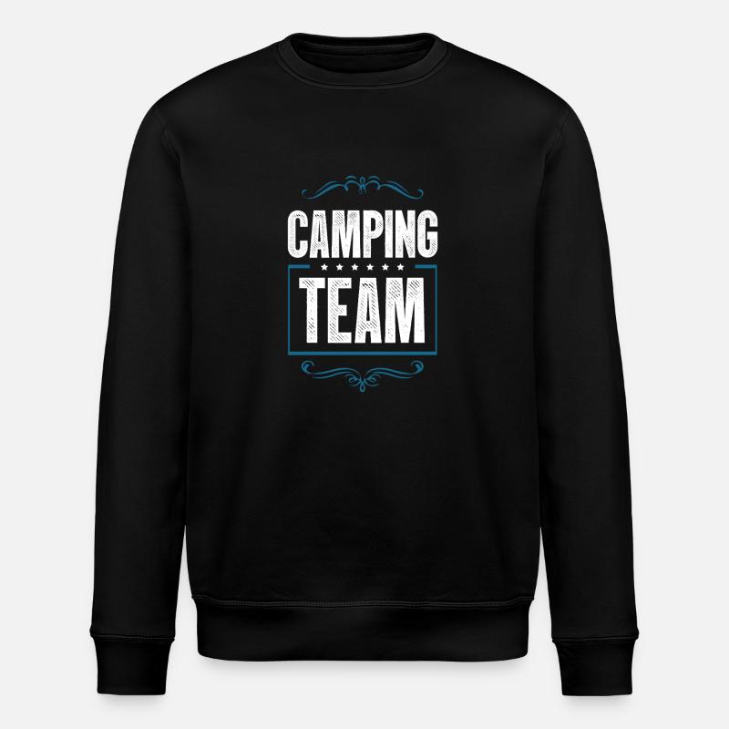 Camping Crew - Stanley/Stella ROLLER Unisex Organic Sweatshirt - black