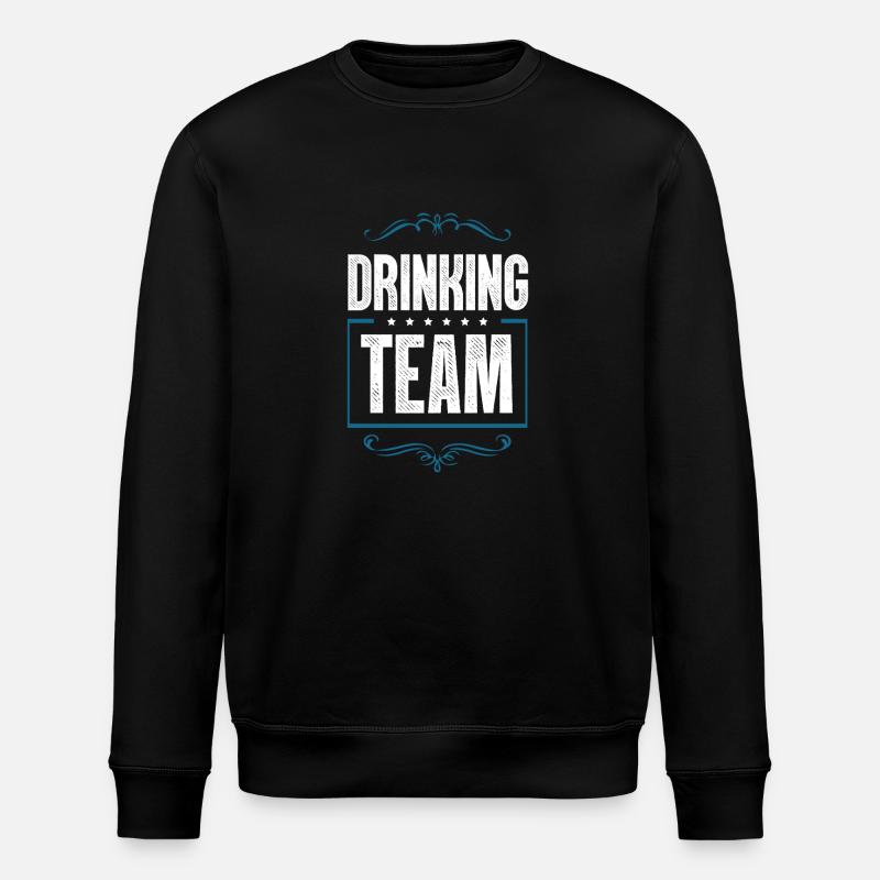 Drinking Crew - Stanley/Stella Unisex Bio-Sweatshirt ROLLER - Schwarz