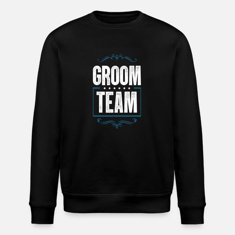 Groom Team - Stanley/Stella Unisex Bio-Sweatshirt ROLLER - Schwarz