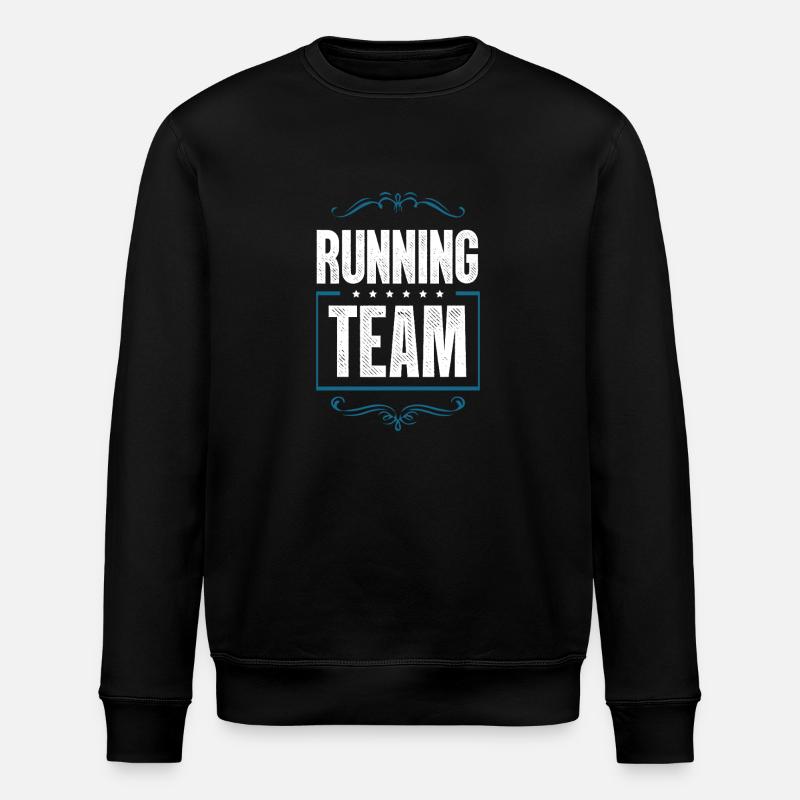 Running Team - Stanley/Stella Unisex Bio-Sweatshirt ROLLER - Schwarz