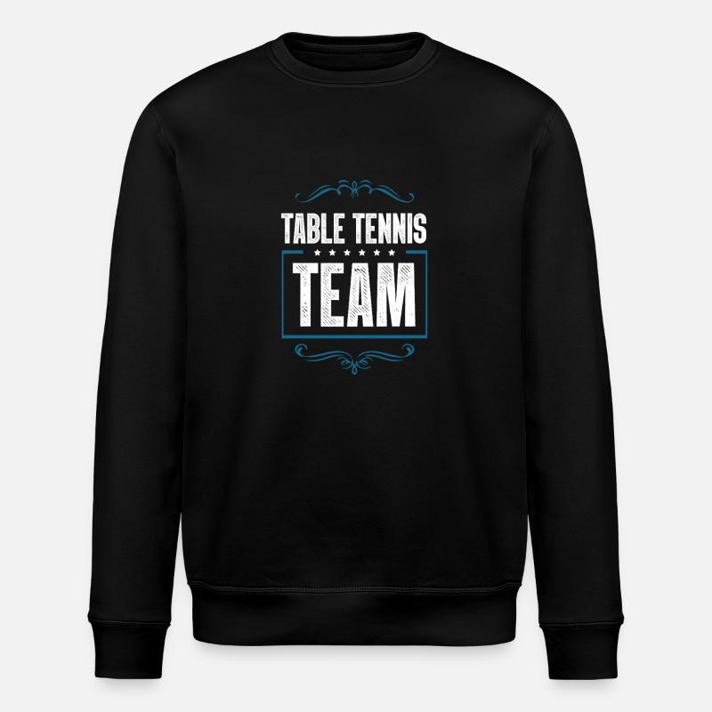 Table Tennis Team - Stanley/Stella ROLLER Unisex Organic Sweatshirt - black