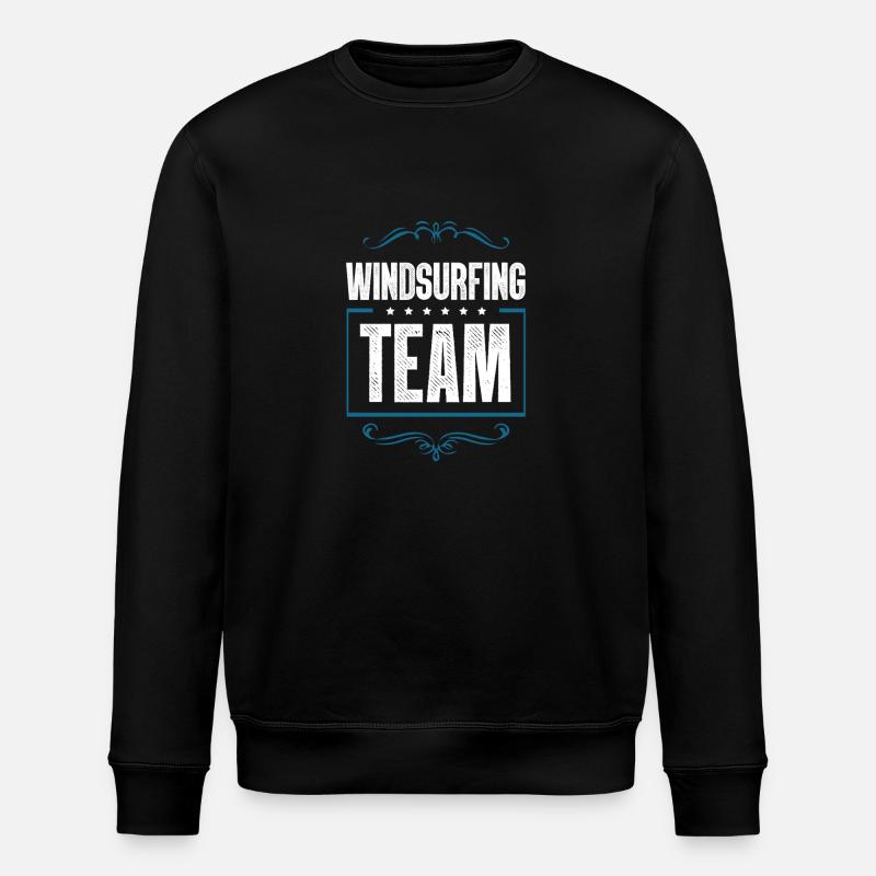 Windsurfing Team - Stanley/Stella Unisex Bio-Sweatshirt ROLLER - Schwarz