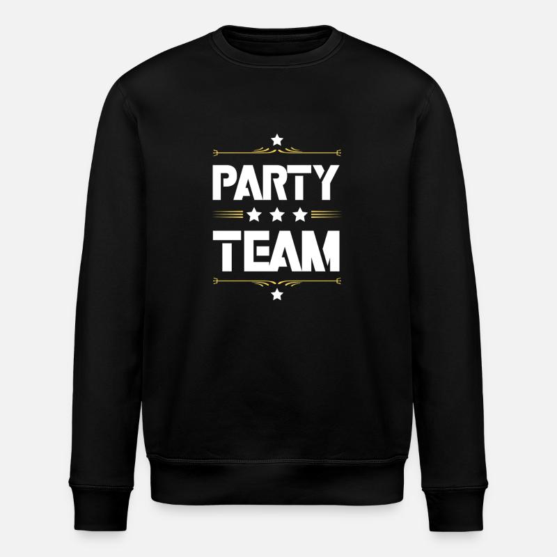 Party Team - Stanley/Stella Unisex Bio-Sweatshirt ROLLER - Schwarz
