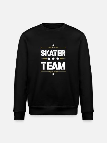 Skater Team - Stanley/Stella ROLLER Unisex Organic Sweatshirt - black