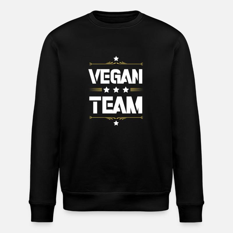Vegan Team - Stanley/Stella ROLLER Unisex Organic Sweatshirt - black