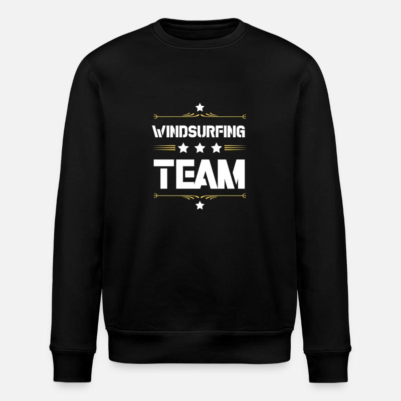 Windsurfing Team - Stanley/Stella ROLLER Unisex Organic Sweatshirt - black