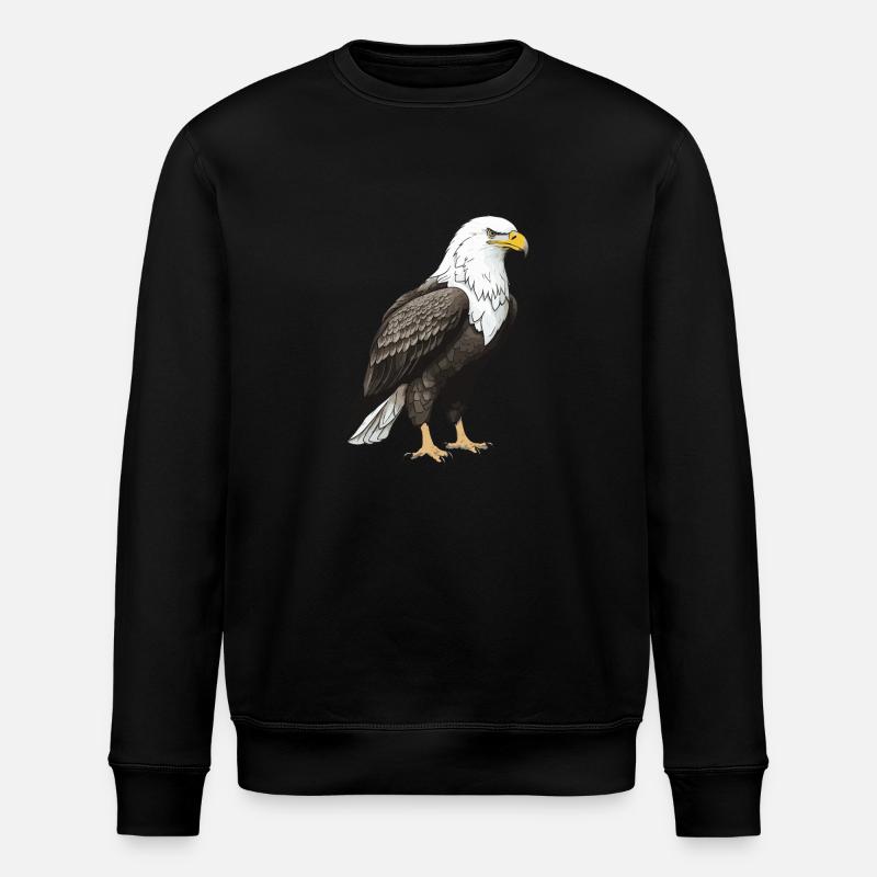 Adler Tier - Stanley/Stella Unisex Bio-Sweatshirt ROLLER - Schwarz