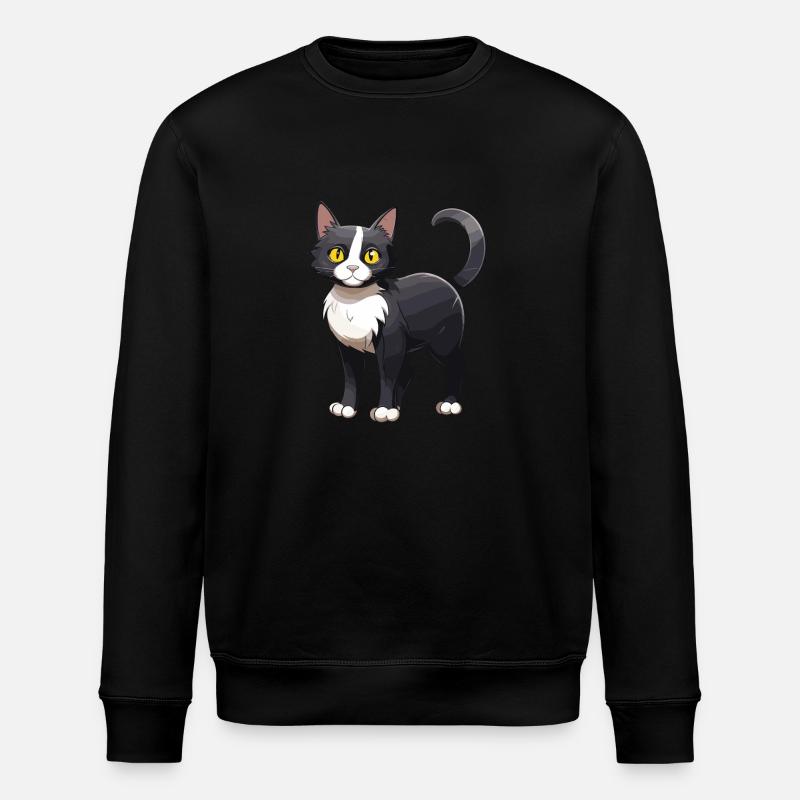 Chat mignon - Sweat bio ROLLER Stanley/Stella Unisexe - noir