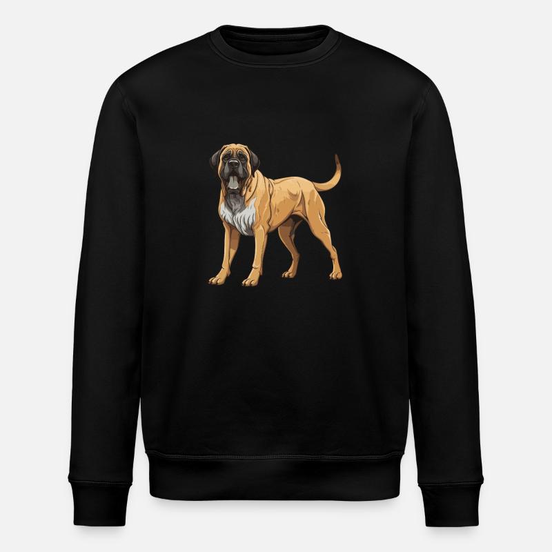 Chien Mastiff - Sweat bio ROLLER Stanley/Stella Unisexe - noir