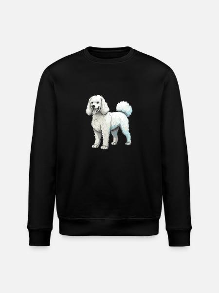 Pudel Hund - Stanley/Stella Unisex Bio-Sweatshirt ROLLER - Schwarz