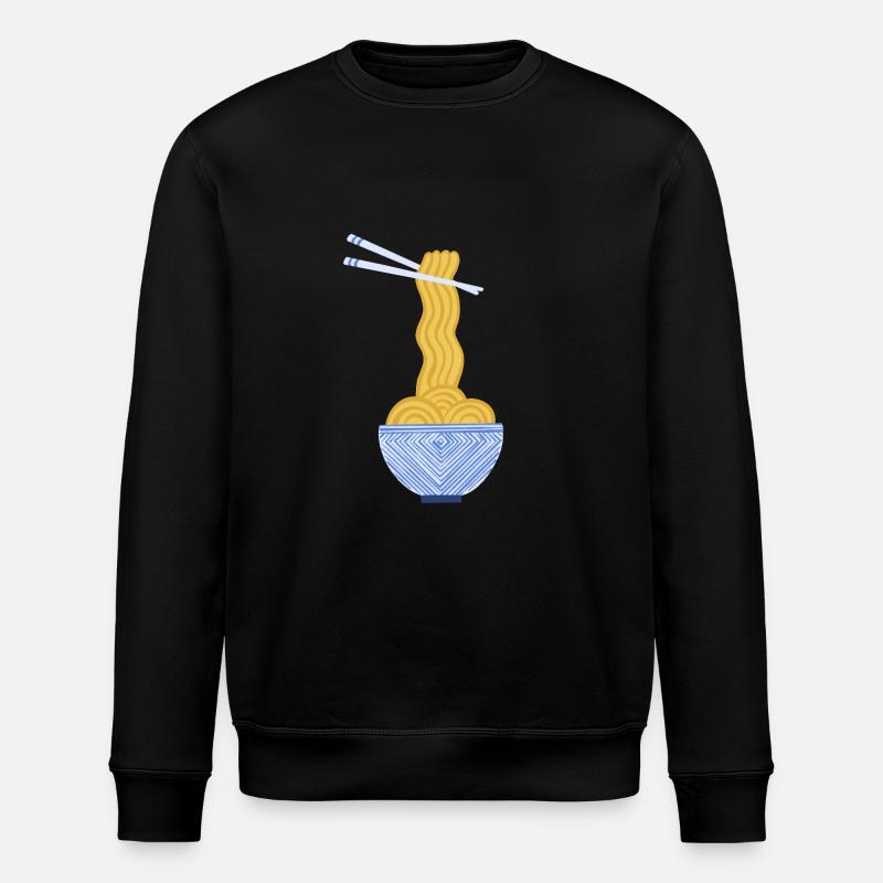 japanische nudeln - Stanley/Stella Unisex Bio-Sweatshirt ROLLER - Schwarz