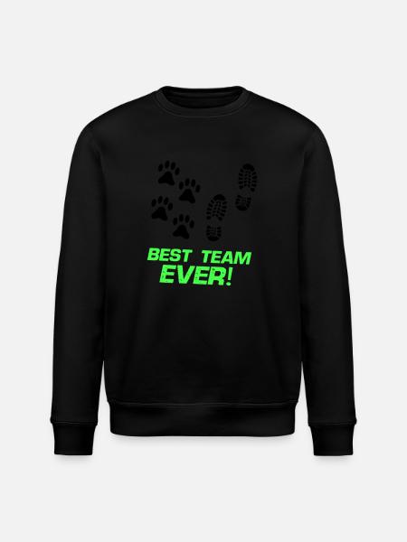 Best Team Ever - Stanley/Stella ROLLER Unisex Organic Sweatshirt - black