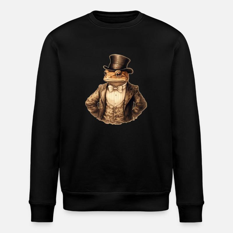 Grenouille Steampunk - Sweat bio ROLLER Stanley/Stella Unisexe - noir