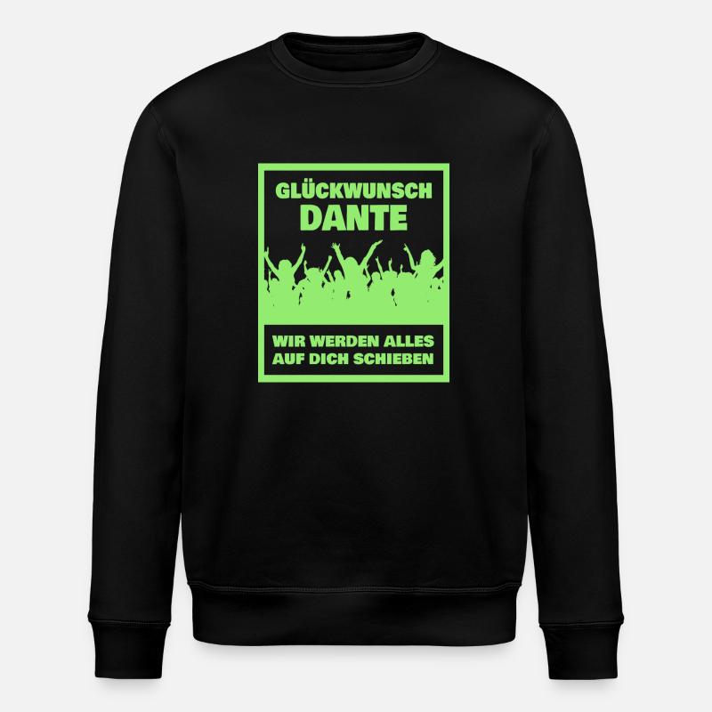 First name Dante - Stanley/Stella ROLLER Unisex Organic Sweatshirt - black