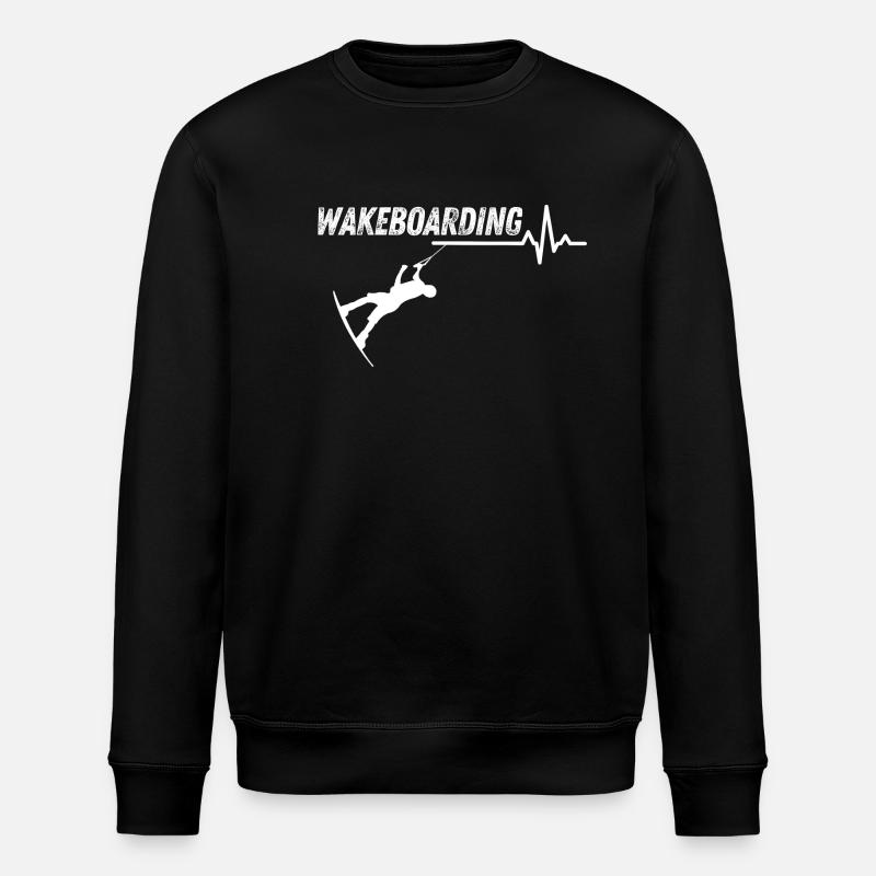 Wakeboarden - Stanley/Stella Unisex Bio-Sweatshirt ROLLER - Schwarz