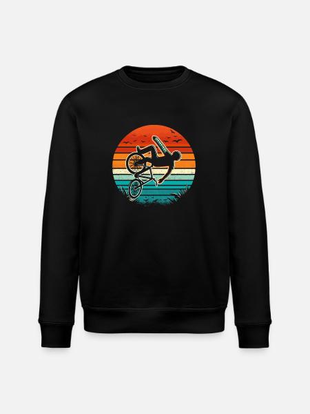 Witziges Geschenk für Tollpatsche - Stanley/Stella Unisex Bio-Sweatshirt ROLLER - Schwarz