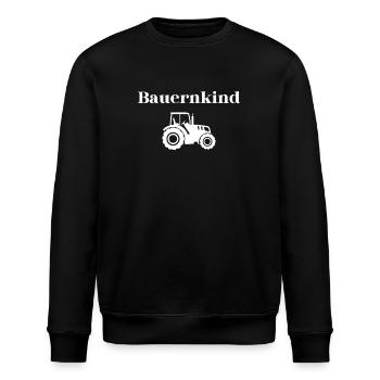 Bauernkind - Stanley/Stella Unisex Bio-Sweatshirt ROLLER - Schwarz - Vorne - Nik (191cm)