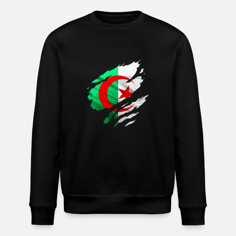 afrika algéria algerie - Stanley/Stella Unisex Bio-Sweatshirt ROLLER - Schwarz