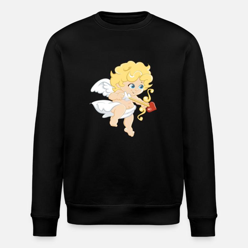 cupid - Stanley/Stella ROLLER Unisex Organic Sweatshirt - black