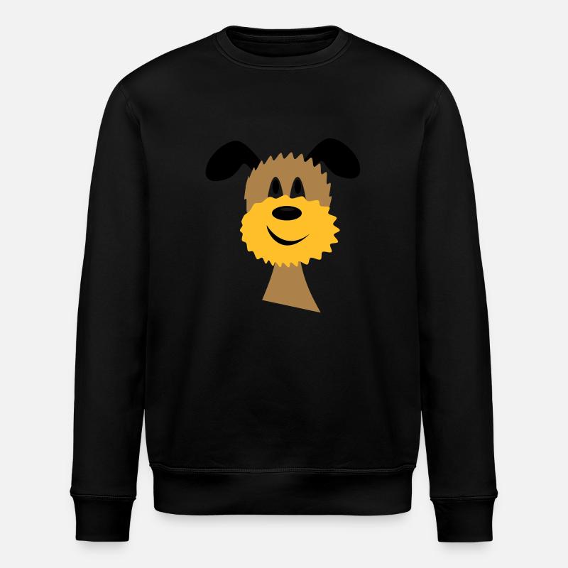dog - Stanley/Stella ROLLER Unisex Organic Sweatshirt - black