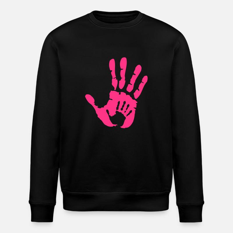 Baby Hand in Hand - Stanley/Stella Unisex Bio-Sweatshirt ROLLER - Schwarz