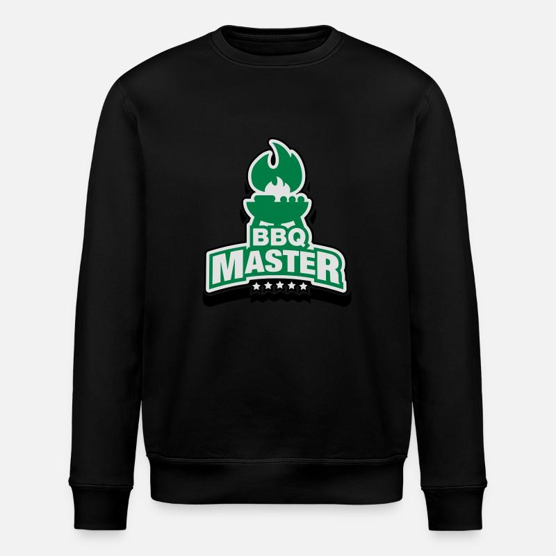 bbq_master__f3 - Stanley/Stella Unisex Bio-Sweatshirt ROLLER - Schwarz