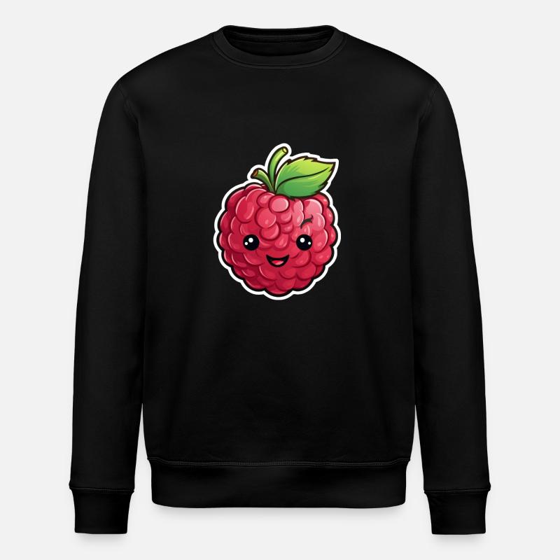 Framboise - Sweat bio ROLLER Stanley/Stella Unisexe - noir