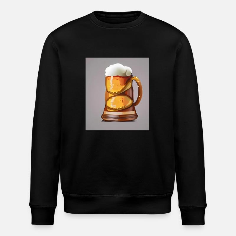 Brezelbier - Stanley/Stella Unisex Bio-Sweatshirt ROLLER - Schwarz