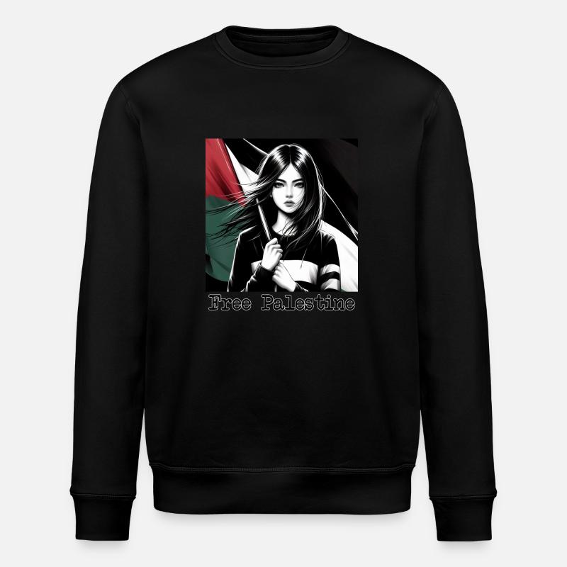 Palestine libre - Sweat bio ROLLER Stanley/Stella Unisexe - noir