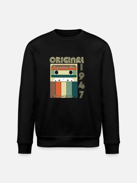 Legendary 1947 Anniversary - Stanley/Stella ROLLER Unisex Organic Sweatshirt - black