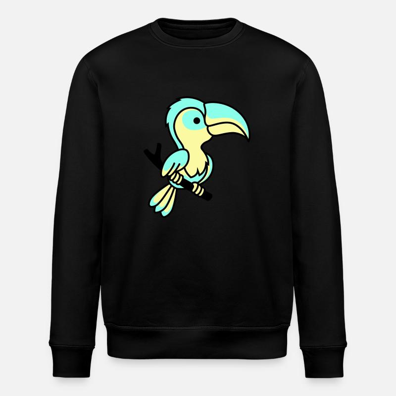 parrot - Stanley/Stella ROLLER Unisex Organic Sweatshirt - black