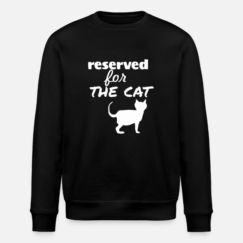 Réservé au chat - Sweat bio ROLLER Stanley/Stella Unisexe - noir