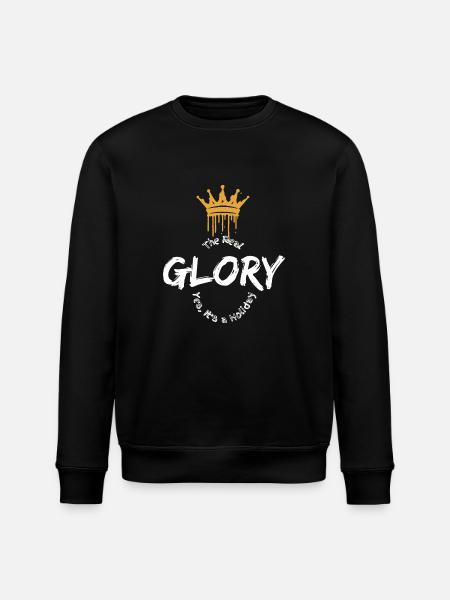 The Real Glory - Stanley/Stella ROLLER Unisex Organic Sweatshirt - black