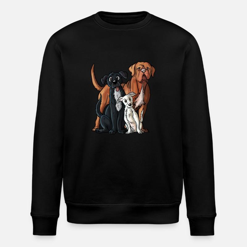 Chiens - Sweat bio ROLLER Stanley/Stella Unisexe - noir
