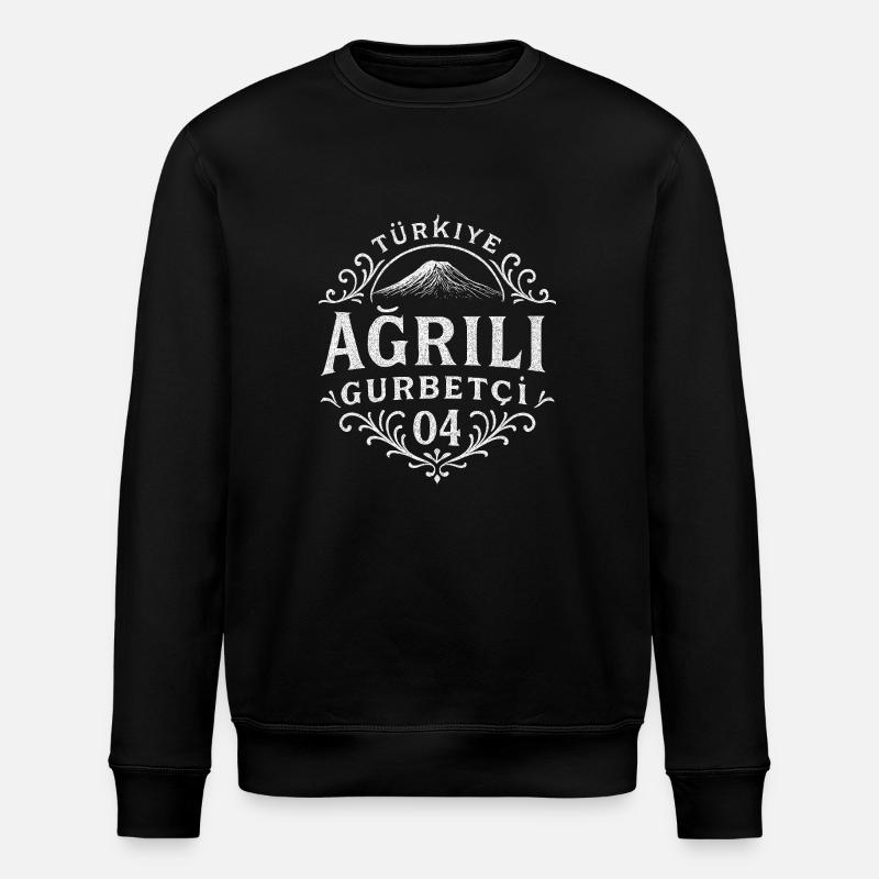 Ağrı - Stanley/Stella Unisex Bio-Sweatshirt ROLLER - Schwarz