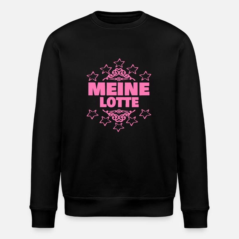 Maedchen Lotte - Stanley/Stella Unisex Bio-Sweatshirt ROLLER - Schwarz