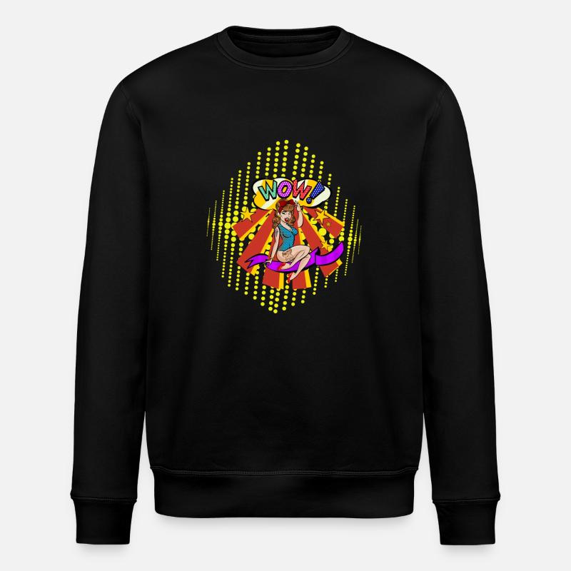 popartcontest - Sweat bio ROLLER Stanley/Stella Unisexe - noir