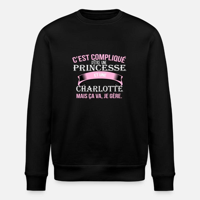 Charlotte - Sweat bio ROLLER Stanley/Stella Unisexe - noir