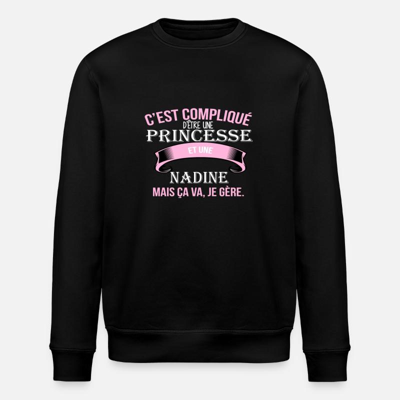 Nadine - Sweat bio ROLLER Stanley/Stella Unisexe - noir