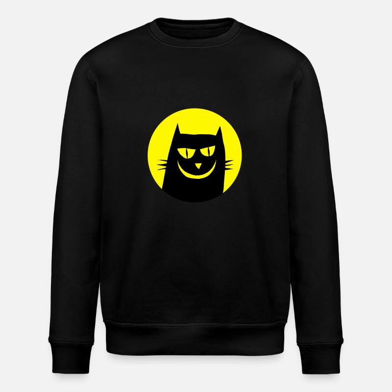Chat drôle - Sweat bio ROLLER Stanley/Stella Unisexe - noir