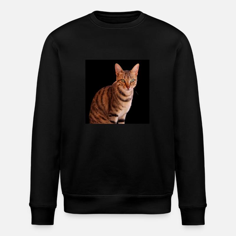 Cat cat sweet kitten - Stanley/Stella ROLLER Unisex Organic Sweatshirt - black