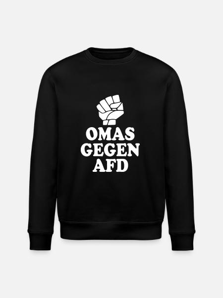Grannies against the right - Stanley/Stella ROLLER Unisex Organic Sweatshirt - black