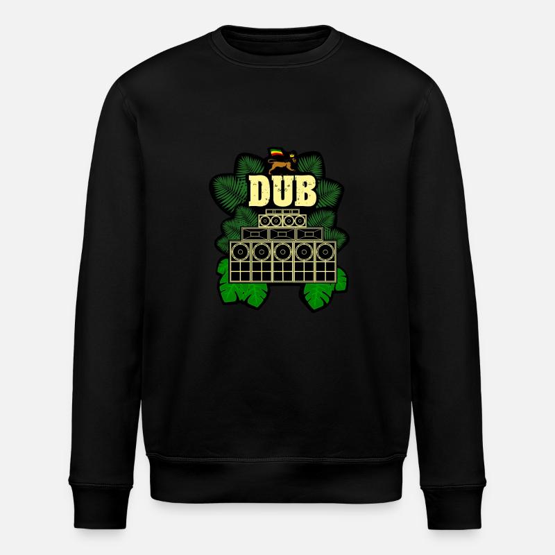 Dub Soundsystem - Stanley/Stella ROLLER Unisex Organic Sweatshirt - black