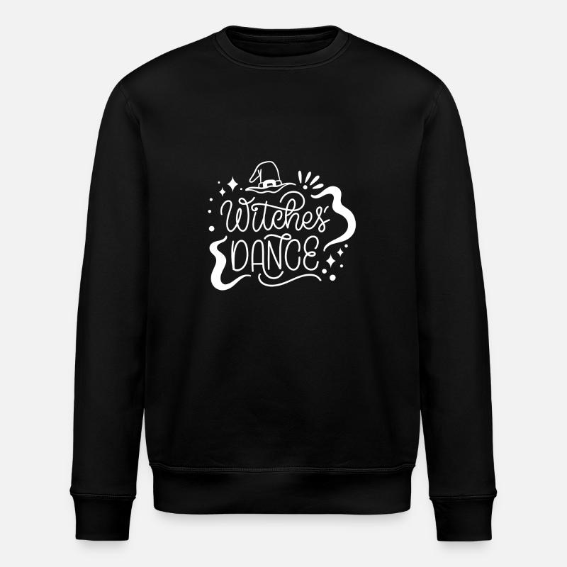 Witches Witchcraft Dancing - Stanley/Stella ROLLER Unisex Organic Sweatshirt - black