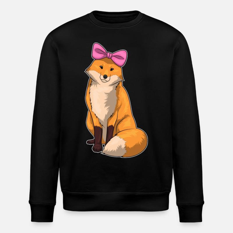 Fuchs Schleife - Stanley/Stella Unisex Bio-Sweatshirt ROLLER - Schwarz
