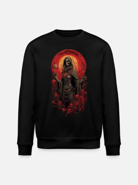 Lady Tod Sensenmann, - Stanley/Stella Unisex Bio-Sweatshirt ROLLER - Schwarz