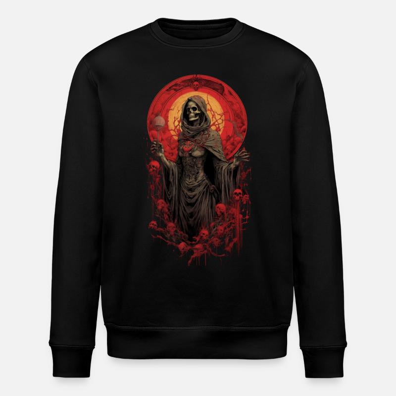 Lady Tod Sensenmann, - Stanley/Stella Unisex Bio-Sweatshirt ROLLER - Schwarz