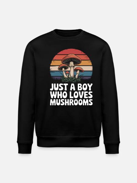 Champignons Champignons Champignon Champignon - Sweat bio ROLLER Stanley/Stella Unisexe - noir
